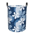 thumbnail image 1 of Balery Flower Cesta de ropa redonda con asas, impermeable, independiente, para ropa, juguetes, dormitorio y familia-Medium, 1 of 6