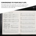 thumbnail image 3 of ELAYARD 2 Pairs Clear Acrylic Sheet Music Holders Durable Music Stand Page Clips For Easy Viewing Clips Students, 3 of 7
