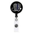 thumbnail image 1 of Nurse Badge Buckle Love Stethoscope Easy-To-Pull Buckle Retractable Badge Easy-To-Pull Certificate Buckle, 1 of 9