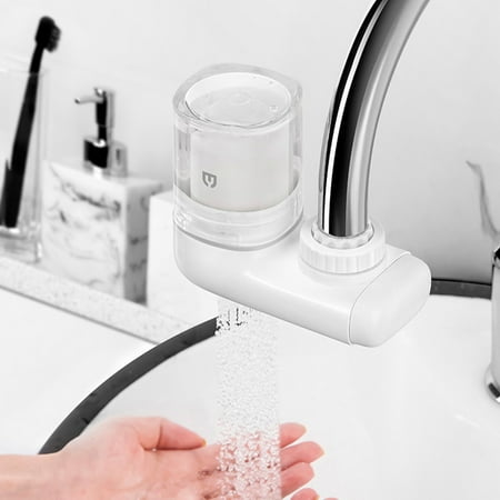 

Tiitstoy Water Filter for Faucet Home System Fits Standard Faucets Water Purifier White 1 Count