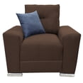 thumbnail image 1 of Sillon El Bazar Store Suecia Lino Chocolate 1 plaza Modular Moderno Sala, 1 of 4