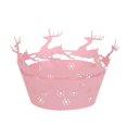 thumbnail image 1 of 50 piezas de envoltorios para cupcakes de Navidad, envoltorios para pasteles, estuches, soporte para Colco Envolturas de Magdalena, 1 of 5