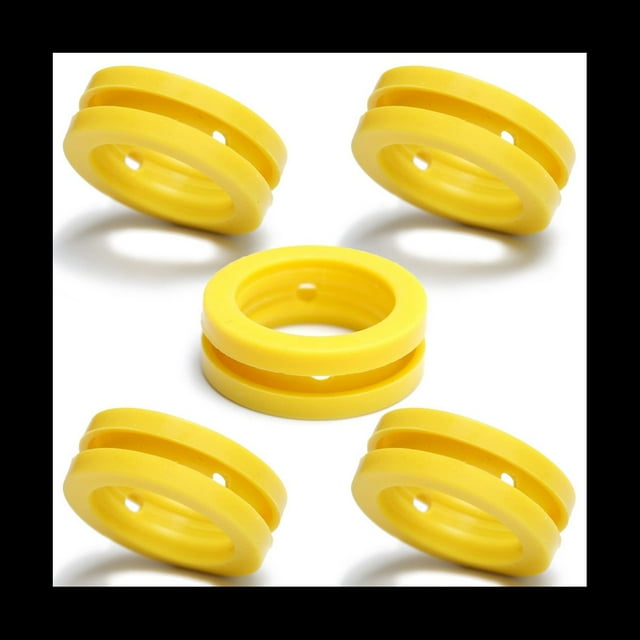 O Rings Soda Machine Co2 Cylinder Exchange Carbonator Gaskets 5Pcs, Gaskets Ring for New Soda Maker & Pink Cylinder,5 x O Rings,Yellow