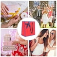 thumbnail image 3 of RENACLIPY 10 Pcs Sacs en Papier Rouges avec Poignée Nœud, Pochettes d'Emballage Durables et Portatives pour Rangement, 3 of 6