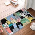 Cauagu Different Cats Print Front Door Mat for Indoor Entrance 16x24