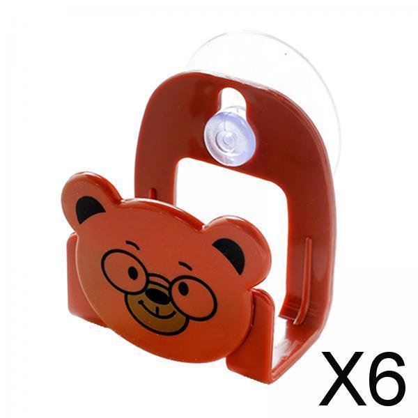 6x Ventosa Fregadero Desagüe Estante Soporte de Esponja Diseño Desmontable Fácil Instalación Estante de Jabón a Prueba de Herrumbre Decoración Del 6 piezas