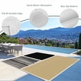 thumbnail image 3 of Beige Outdoor Rug for Patio/Deck/Porch, Non-Slip Large Area Rug 5 x 7 Ft, Modern Abstract Art Farmhouse Striped Indoor Outdoor Rugs Washable Area Rugs, Reversible Camping Rug Carpet Runner, 3 of 8