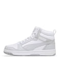 thumbnail image 1 of Tenis Sneakers Puma Rebound Hombre Casuales Tipo Bota Cómodos Diarios Gris Blanco, 1 of 5