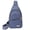 ROLKEM2 Blue, variant on UYYX Crossbody Sling Bag Multi Zipper Crossbody Chest Bag Daily Commute Sling Pack for Ladies（Pink）