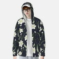 thumbnail image 3 of Fotbe Lilies Flowers Men's Women's UPF 50+ Sun Protection Jacket Hooded Cooling Shirt with Pockets Hiking Outdoor Performance-X-Large, 3 of 8