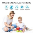 thumbnail image 3 of Official Creality 3D Printer Resin 1kg 405nm UV Standard Photopolymer Resin High Precision Light Odor Fast Curing and Great Stability for LCD 3D Printing, Black, 3 of 8