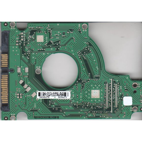 ST9100824AS, 9W3139-502, 3.04, 100366370 H, Seagate SATA 2.5 PCB