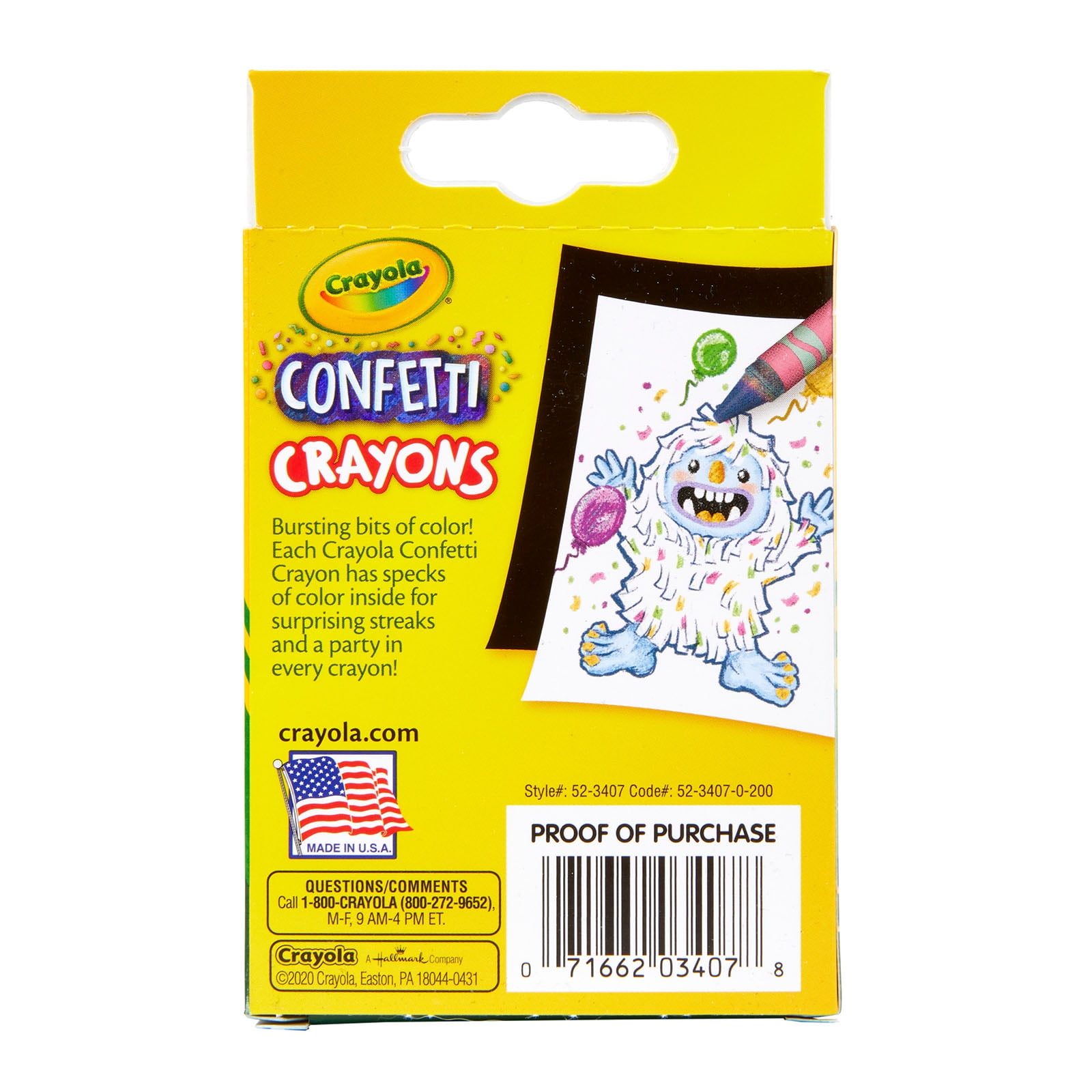 Buy Niansee Gem Confetti Crayons for Toddlers Baby Palm Crayon