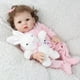 thumbnail image 1 of Baby Reborn Doll Sleeping Accompany Doll Toys Realistic Lifelike Soft Toddler Bebe Reborn Birthday Present For Girls Gift 48cm Gao Jinjia LED, 1 of 2