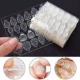 thumbnail image 1 of 96 Pcs Double-sided Glue Nail Sticker Transparent Ahesive False Nail Tips For Fingers, 1 of 4