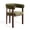 Green, variant on Upholstered Dining Chair Set of 1, Comfy Khaki Chenille Armchair with Thick Plush Cushion & Sturdy Metal Frame, Mid-Century Modern Style for for Kitchen/Living Room