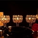 thumbnail image 4 of Portavelas de Puente con de Cabezas, Modelo de Cristal Europeo, Decoración de Mesa Artesanal para Casa, Candelabro Dorado, 4 of 5