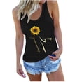 thumbnail image 1 of Blusas sueltas con cuello en O y estampado informal para mujer Pompotops lopia997097, 1 of 6