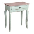 thumbnail image 2 of Home Square Transitional Wood Table with Limewash Top in Bahama Green - Set of 2, 2 of 4