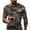 Gray, variant on Camo Shirts Men'S Camouflage T Short Sleeve Crew Neck Summer Tee Tops Hunting Outdoor Clothes,Army Green L