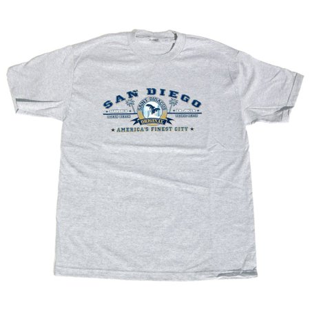 - San Diego City Cotton T-Shirt - Grey