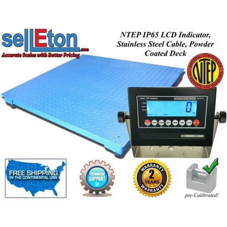 NEW Floor Scale 48"X48" (4'x4') NTEP Legal for trade 10,000 X 2 lb / Indicator