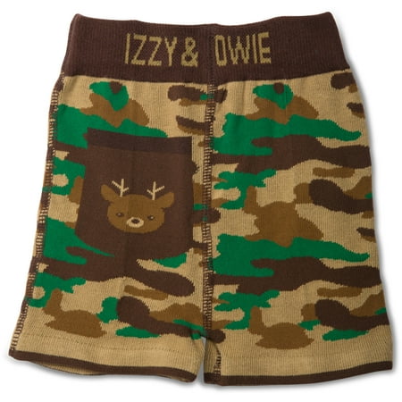 

Izzy & Owie - Green Deer Camo 2T-3T Month Soft Stretchy Toddler Shorts