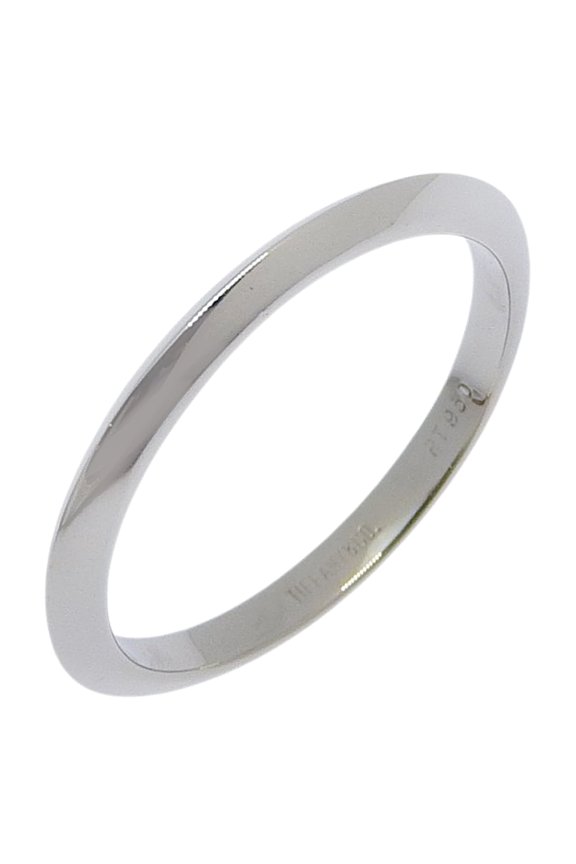 Pre-Owned Tiffany & Co. Knife Edge Ring, Size 7, Platinum 950, Approx. 2.1g, Women's.
