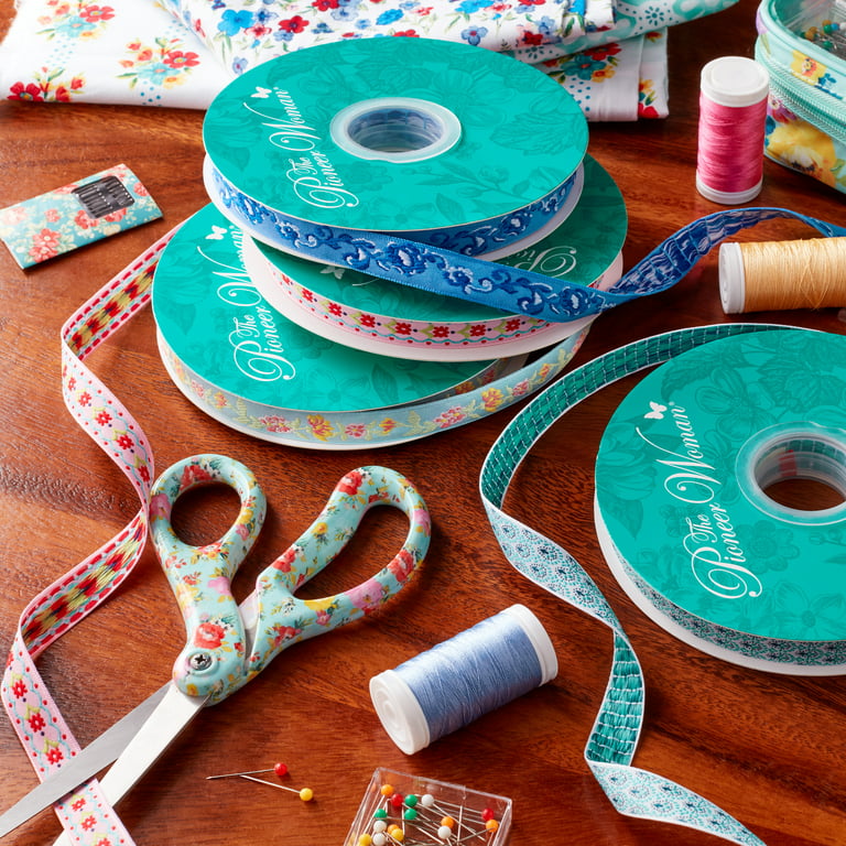 Winner in Mint - 7/8in Jacquard Ribbon, from Slow and Steady by