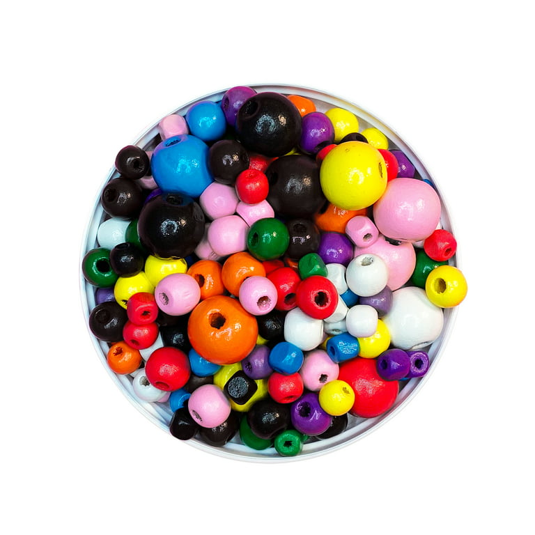 Trimits Multicoloured Wooden 8mm Beads - 150pk – The Home Crafters Ltd.