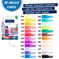 thumbnail image 3 of Faber-Castell Goldfaber Aqua Dual Markers- 24 Count Art Set, (Double-Ended Marker), 3 of 6