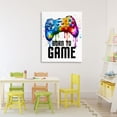 thumbnail image 3 of Stupell Industries Contemporary Born To Game Splash Canvas Art, 30 x 40, by Kim Allen, 3 of 8