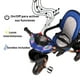 thumbnail image 2 of Triciclo Infantil Tipo Carriola con Bastón Ajustable Luz y Sonido-Azul, 2 of 8