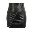 thumbnail image 4 of DYMADE Womens Plus Size High Waist Zipper Skinny PU Skirt Dress, 4 of 5