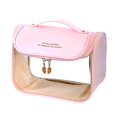 thumbnail image 2 of Travel Toiletry Bag, Make up Organizer, Cosmetic Organizer, Large Opening, Multifunctional Clear Makeup Bags for Traveling Travel Essentials Pink, 2 of 6
