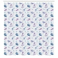 thumbnail image 3 of Ambesonne Wings Print Shower Curtain, Butterflies and Fairies, 69"Wx75"L, Purple Multicolor, 3 of 3