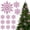 Dark Purple, variant on Glitter Snowflake Ornaments,Plastic Snowflake Ornaments, Christmas Snowflake Decorations,Hollow Hanging Snowflake Tree Pendants For Xmas Tree Window Fireplace Mantel Holiday Indoor Decor,12 PC