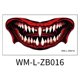 thumbnail image 1 of Xihbxyly Pegatinas de Boca de Payaso de Halloween, Maquillaje de Broma Realista, Tatuajes Temporales Extraíbles, Fácil Aplicación, Artículos para Cosplay y Fiestas, Diseño Duradero, Tamaño 13 X 7 Cm, 1 of 3