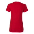 thumbnail image 2 of T-Shirt en Jersey Fin pour Femmes, TG, Rouge, 2 of 2