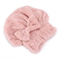 thumbnail image 1 of Gorro Para Secar El Cabello Rosa, Fácil De Usar, De Secado Rápido, Con Diseños Espesantes, Fuerte Absorción De Agua Para Estilistas Profesionales, Herramientas De Salón En, 1 of 7