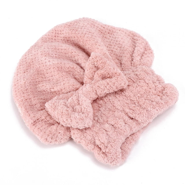 Gorro Para Secar El Cabello Rosa, Fácil De Usar, De Secado Rápido, Con Diseños Espesantes, Fuerte Absorción De Agua Para Estilistas Profesionales, Herramientas De Salón En