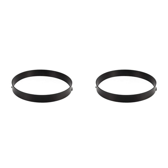 2X DIY Round Walk Brick Concrete Mold, Reusable Stone Moldings, Paving Pavement Cement Molds for Patio Lawn Garden,2x Concrete Mold,Black