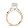 thumbnail image 4 of AFFY Infinity Hidden Halo Solitaire Engagement Ring for Women, 2.75 Carat (ctw) Princess and Round Cut Lab Grown Diamond Ring In 14K Rose Gold Over Sterling Silver F-G-H, SI Quality Ring Size-6.5, 4 of 7