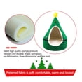 thumbnail image 4 of Fiudx Caseta para Mascotas Cálida En Invierno, Cama con Forma de Árbol de Navidad, Extraíble y Lavable, para Perros Pequeños y Gatos, Protección Contra El Frío y El Calor, Comodidad En Interiores, Re, 4 of 6