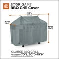 thumbnail image 6 of Classic Accessories Storigami Easy Fold Water-Resistant 70 Inch BBQ Grill Cover, Monument Grey, 6 of 22