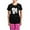 With Pink Pant, variant on CafePress - Girly Bichon Frise Women's Dark Pajamas - Women's Short Sleeve Print T-Shirt and Pants Dark Cotton Pajama Set