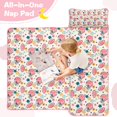 thumbnail image 4 of Colorful Football Helmets and Flowers Pattern Toddler Nap Mats for Kids Preschool,Sleeping Mat Bag or Kids,Toddler Sleeping Bag,Toddler Nap Mat or Daycare, 4 of 6