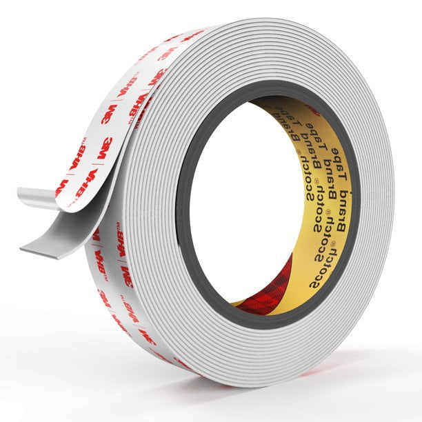 3m 4941 Vhb Double Sided Tape Very High Bond Waterproof Mounting Tape 16feet Length 0 95 Inch Width Vhb Heavy Duty Foam Tape For Led Lights Hanging Car Home Office Decor Walmart Com
