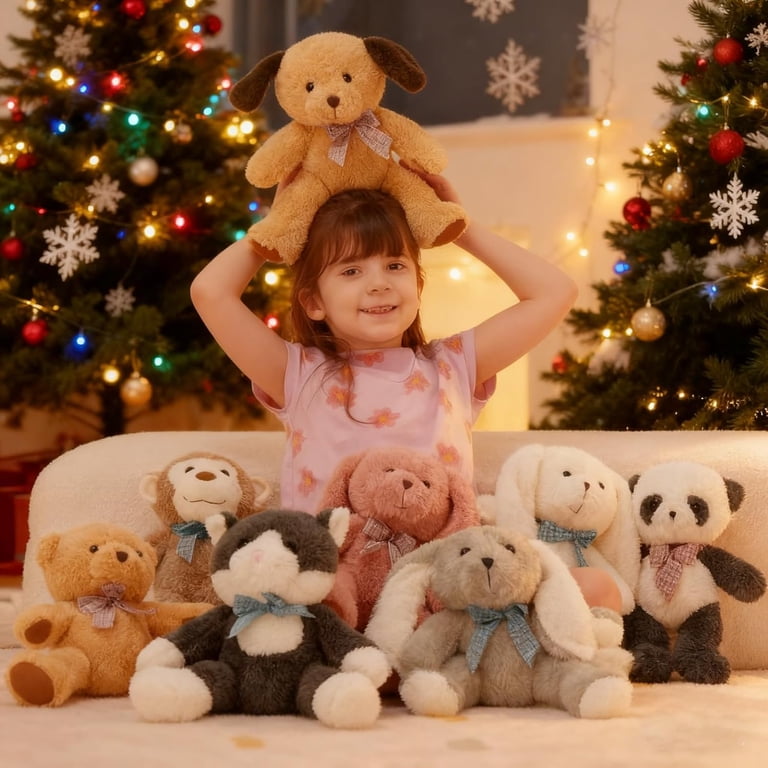 MaoGoLan 8-Pack Soft Stuffed Animals, 12.6 Inches photo 3