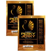 Perky Jerky Original Turkey Jerky, 2.2 oz(Pack of 2)